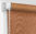 Рулонные шторы Мини – Металлик светло-коричневый