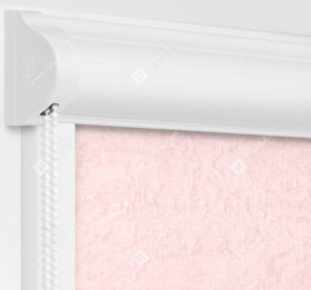 Рулонные кассетные шторы УНИ - Шелк розовый