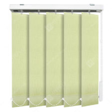 Вертикальные тканевые жалюзи Рейн лимонный