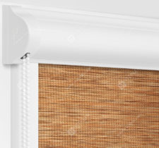 Рулонные кассетные шторы УНИ - Аруба коричневый