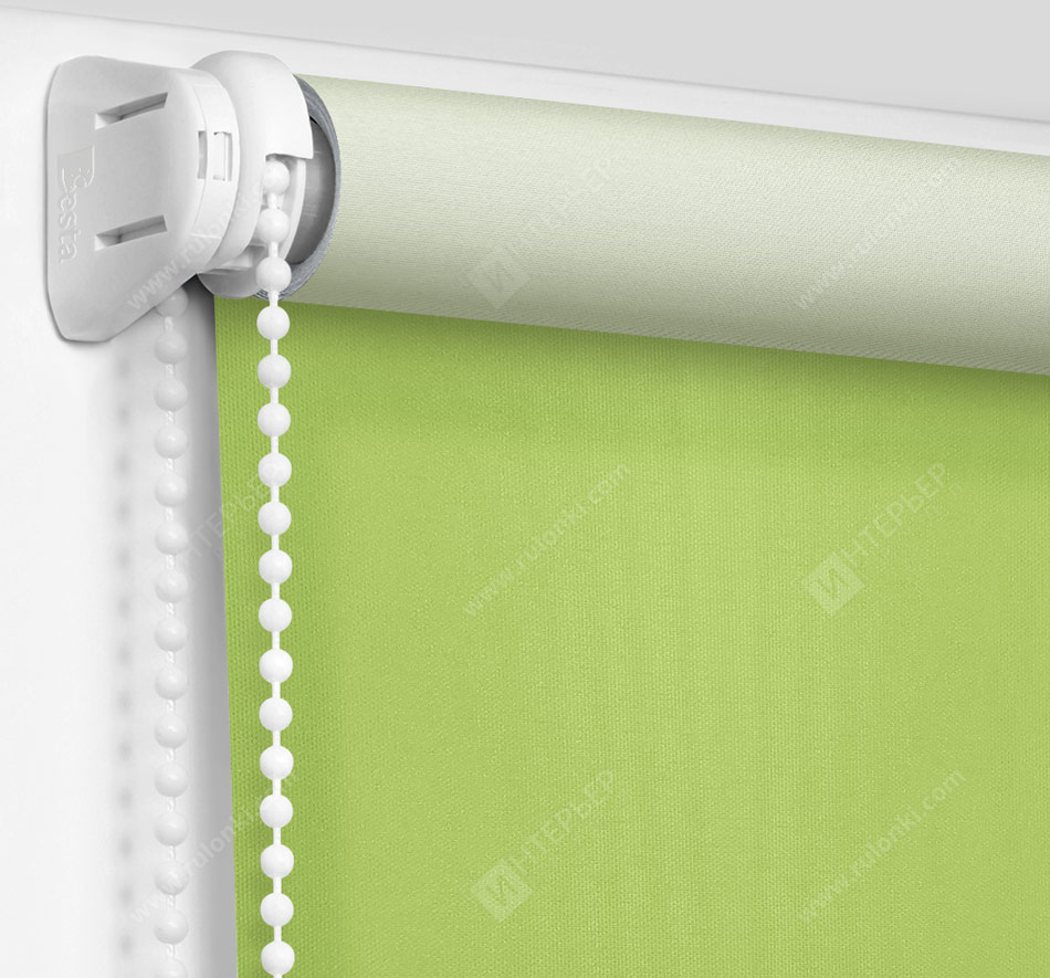 Рулонные шторы Мини - Аллегро перл зеленый