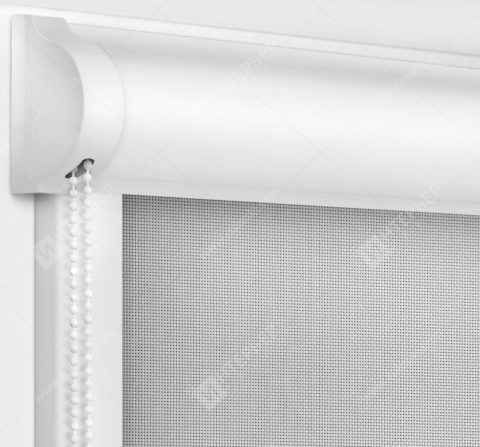 Рулонные кассетные шторы УНИ - Сильвер скрин серый
